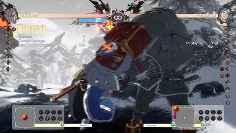 Guilty Gear Strive Potemkin Buster guaranteed vs Anji Fuujin Rin