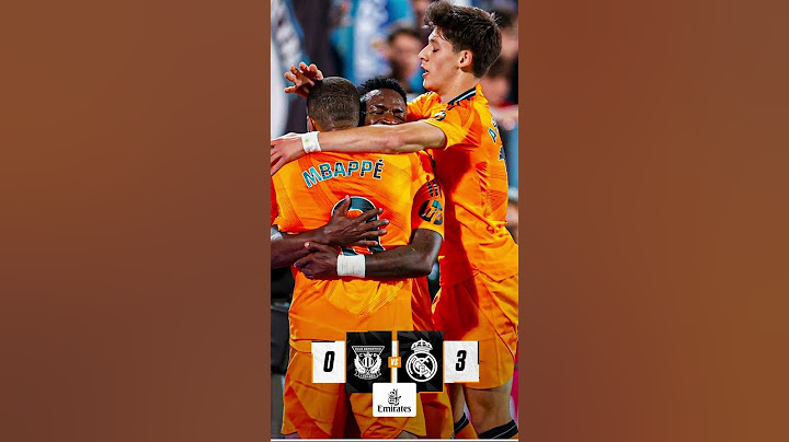 #realmadrid realmadrid CD Leganés 0-3 Real Madrid vince
