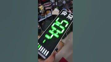 Big LCD digital clock #digitalclock #bigdigitalclock