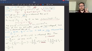 Linear Algebra, Lecture 15 (Unitary and Orthogonal operators)