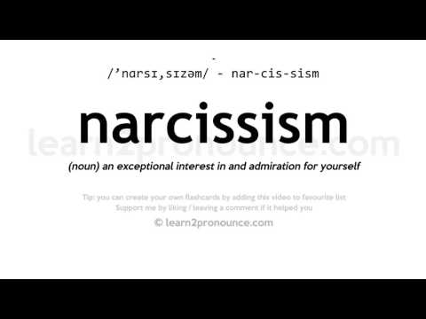 Произношение самовлюбленность | Определение Narcissism