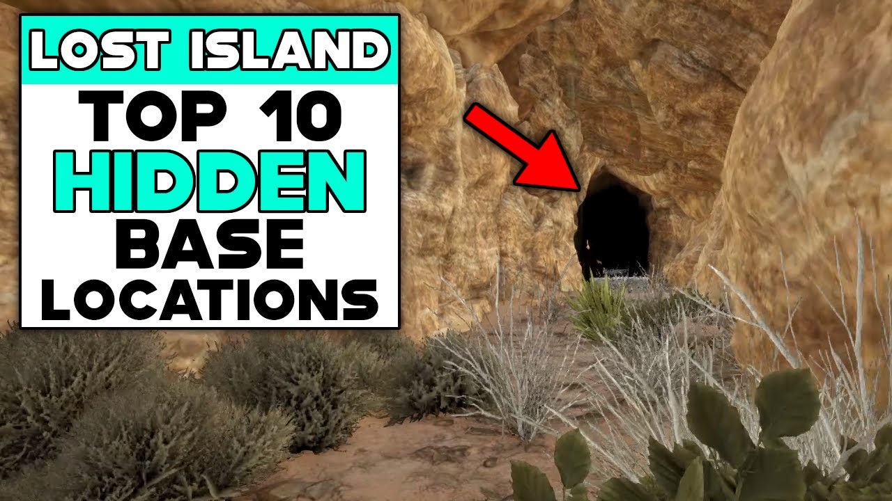 Ark Lost Island Top 10 Hidden Base Locations Youtube