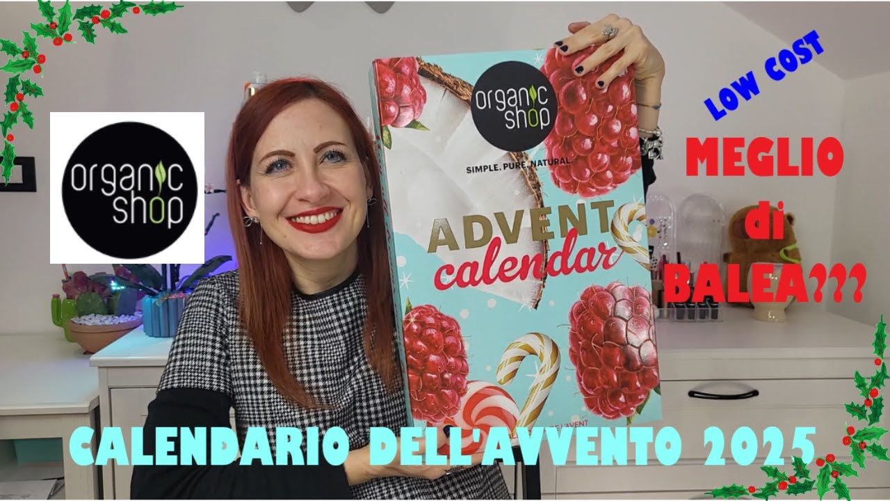 CALENDARIO DELL'AVVENTO ORGANIC SHOP 2025 🍭