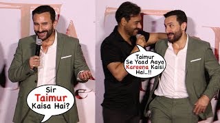 Ajay NAILED It | Ajay Devgn’s Back To Back Funny Moments 😂😂😂 With Saif At Tanhaji Trailer Launch