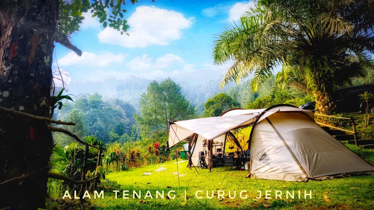 INI BUKAN CAMPING BIASA | SUASANA TENANG DEKAT SUNGAI DAN CURUG  DI TAMAN ALAM MATAHARI, MEGAMENDUNG