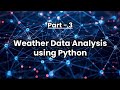 Weather Prediction using Machine Learning (Linear Regression) in Python #python #learnpython