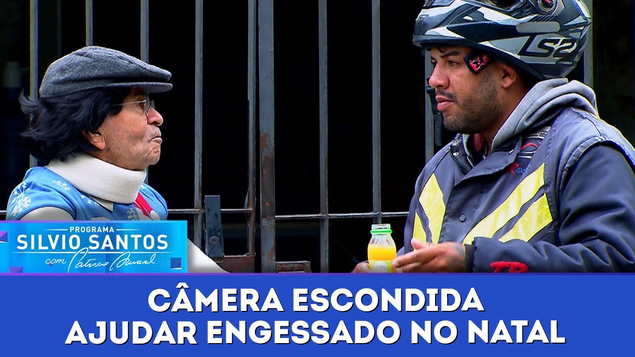 Ajudar Engessado no Natal | Câmeras Escondidas (24/12/23)