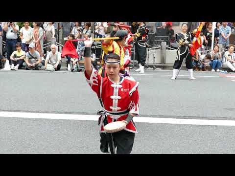 2018  第17回 新宿エイサーまつり    昇龍祭太鼓(D-4)①