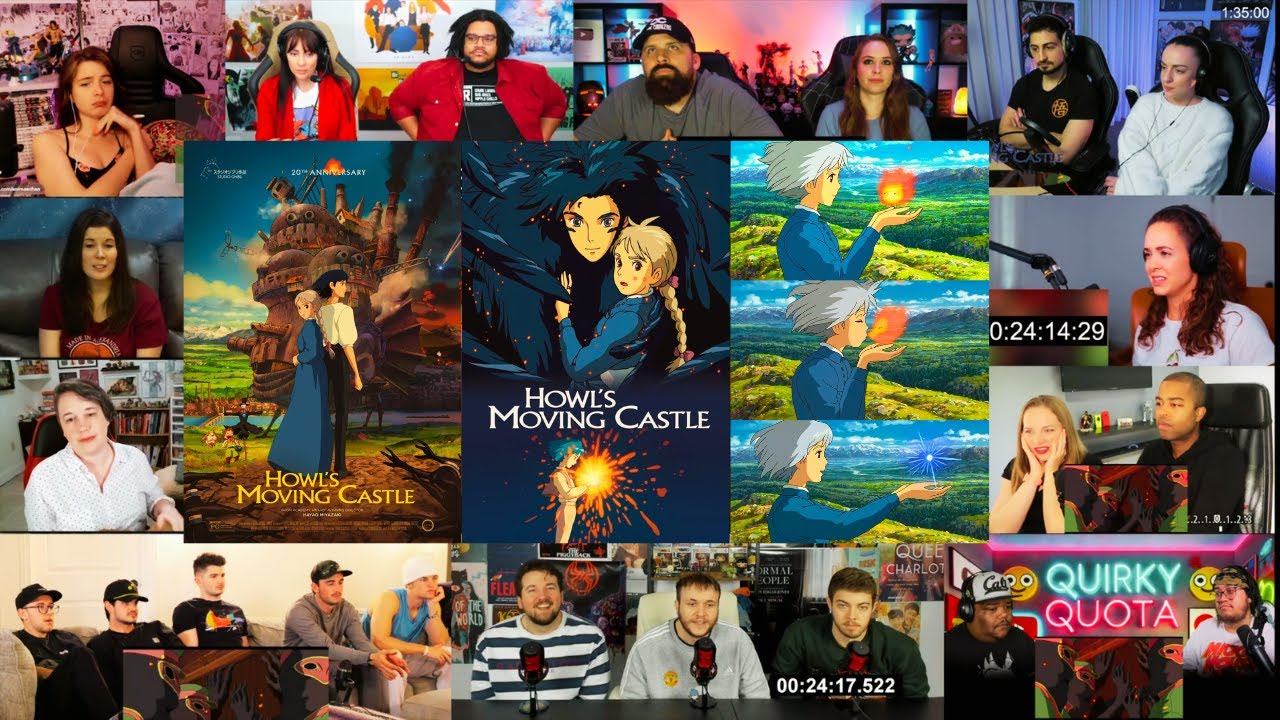 Howl's Moving Castle (2004) Reaction Mashup