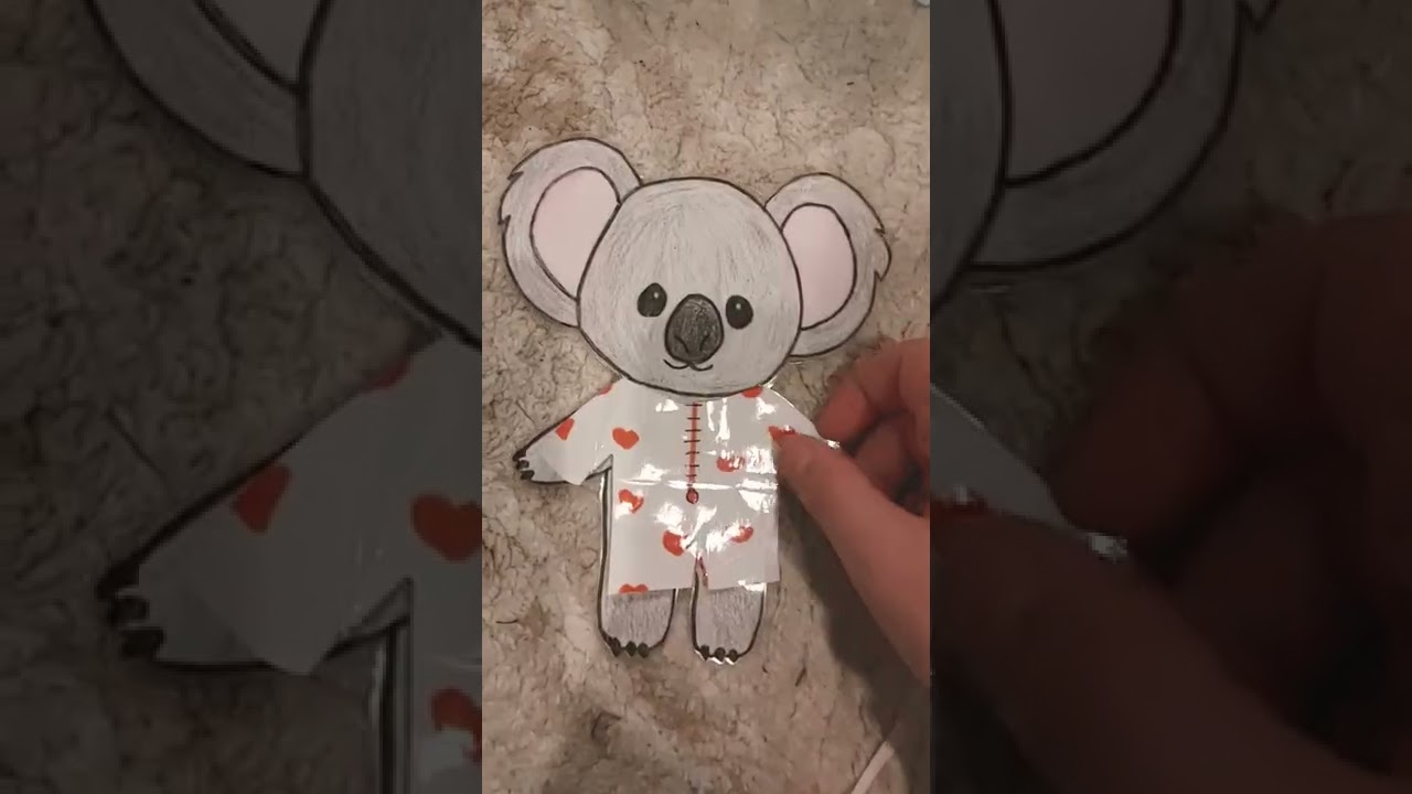 🐨paper koala🐨populartrending aestheticviralYouTubeshorts