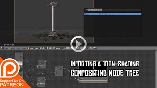 Importing Toon shading compositing nodes