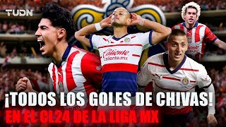 ¡IMPERDIBLES! 🔥🐐 TODOS los goles de CHIVAS en Clausura 2024 | TUDN