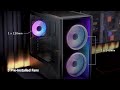 Lian Li Vector 150 INF Black RGB Mid Tower Tempered Glass Infinity Mirror PC Case : video thumbnail 1