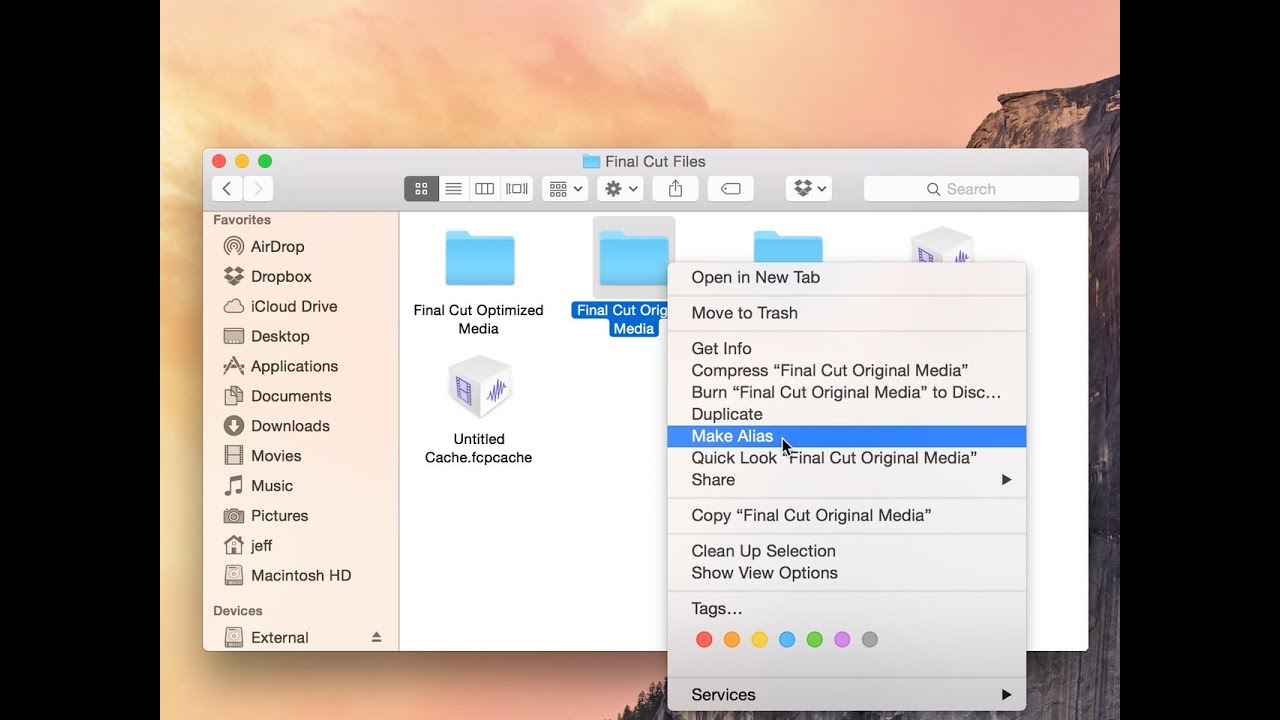 rename shortcut on mac desktop