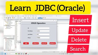JDBC Connection in Java with Oracle Database | Insert update delete and Search record | CRUD in Java by Coding with Sudhir 564 views 2 months ago 24 minutes