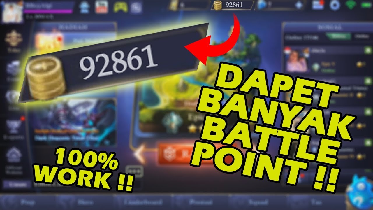 Trik Mendapatkan Battle Point Dengan Cepat Mobile Legend Indonesia 7 Youtube