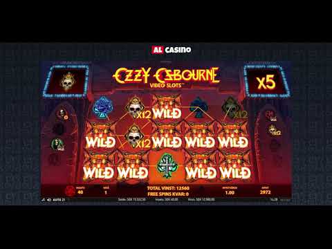SUPER MEGA VINST! Casino på nätet slot Ozzy Osbourne från NetEnt - video from Alcasino