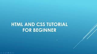 HTML5 and CSS3 tutorial for beginner, Basic syntax of html5 , implementaion of css, priority of css.