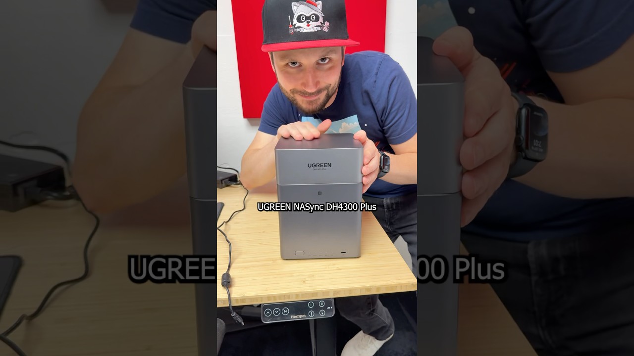 UGREEN NAS DH4300 Plus is the BEST beginner friendly NAS #shorts #tech #technology #pc #ugreenNAS