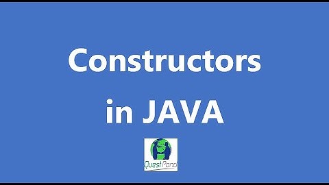 Core Java Interview Questions:- What are Constructors in Java?