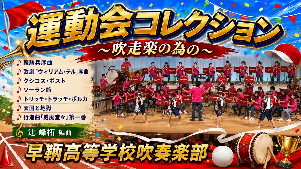 運動会コレクション ～吹走楽の為の～ - YouTube