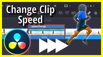 How To Change Clip Speed In Resolve 17 - DaVinci Resolve 17 BEGINNER Tutorial