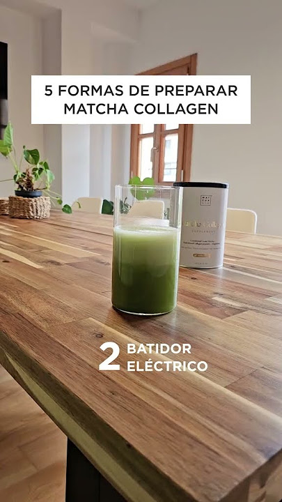 Así me preparo Matcha Collagen 💚 