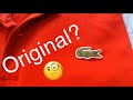 Polo Lacoste Original - Como identificar?