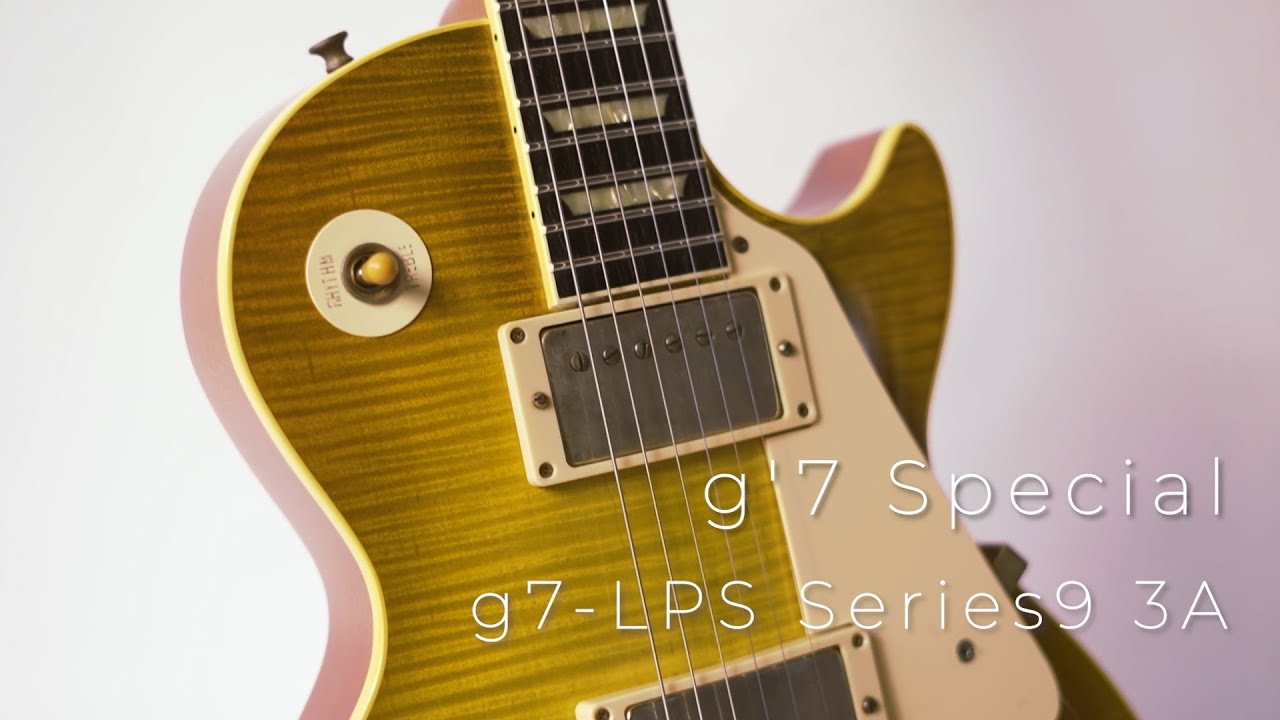 Blue Guitars - g'7 Special / g7-LPS Series9 3A Half Vintage - Faded Honey  Burst