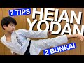 Heian Yondan Kata Step by Step Tutorial! 7 Tips & 2 Bunkai!