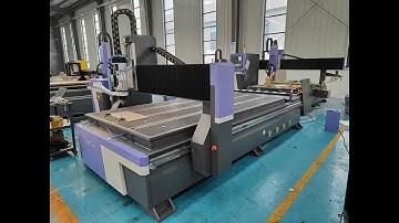 Acctek 1530c ATC cnc router machine testing video