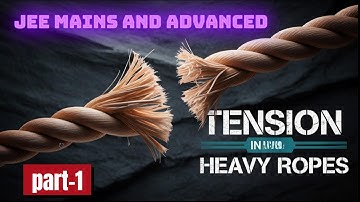 Tension in Heavy Ropes for JEE Mains and Advanced|Part-1|Concept Booster| #jee #iitjee #jeeadvance