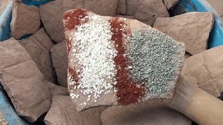 New dustiest soft Pure hand made brown mud dirt 🤎 dry crumbling in tub satisfying ASMR sounds