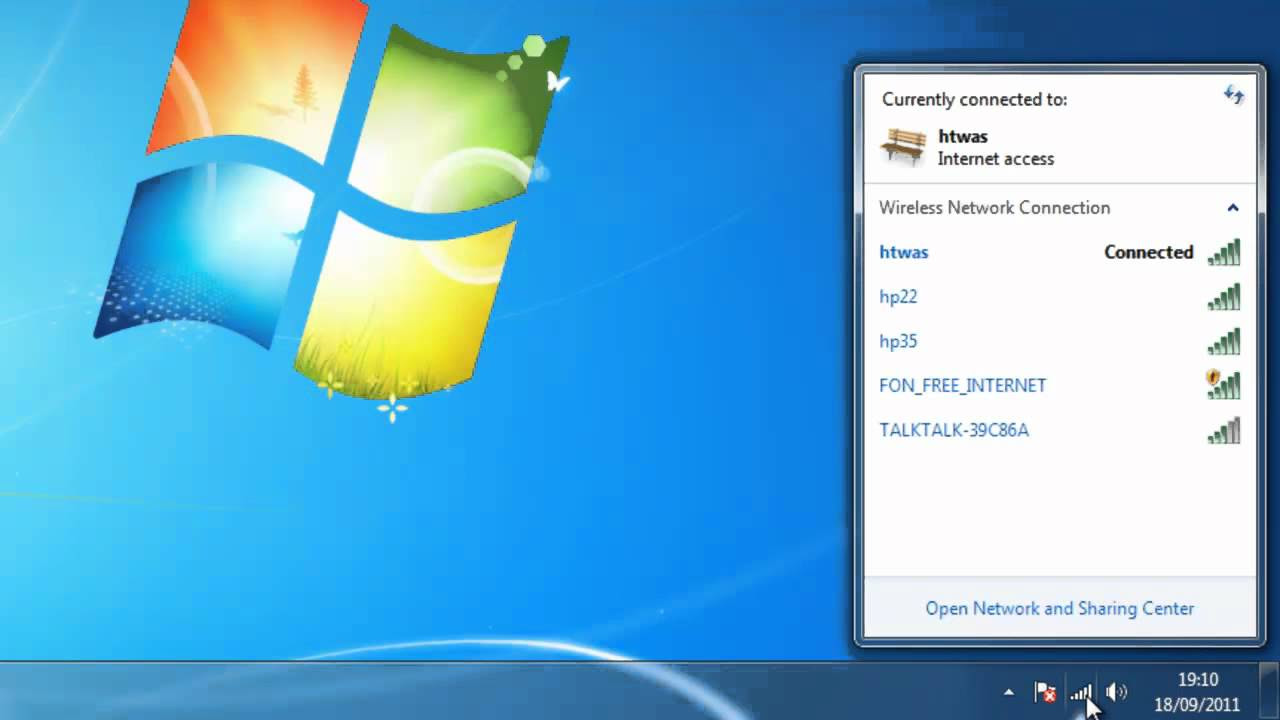 ไม่มี wireless network connection windows 7  New 2022  How to remove your wireless network in Windows 7