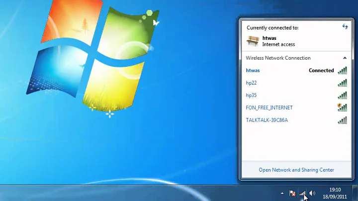 How to remove your wireless network in Windows 7