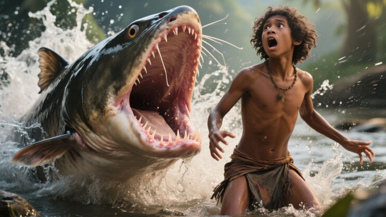 La Vida Hace 3.4 Millones de Años: Homo Habilis y los Bagres Gigantes