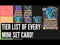 A Hearthstone tier list of EVERY Card in Throne of the Tides Mini-Set!