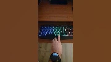 Rgb keybord #rgb #keybord #light #satisfying #video #shorts