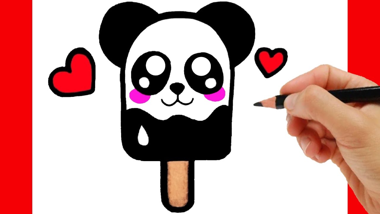 COMO DIBUJAR UN HELADO DE PANDA - COMO DESENHAR UM SORVETE KAWAII - thptnganamst.edu.vn