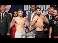 ISRAIL MADRIMOV VS. ALEJANDRO BARRERA - FULL WEIGH IN AND FACE OFF VIDEO