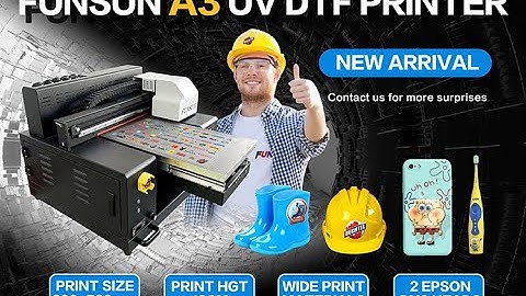 UV DTF Printer | Custom print logo for your products | card print