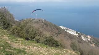 Bergeggi Sv Paragliding Decollo Beatrice Rovere 21 Mar 2024