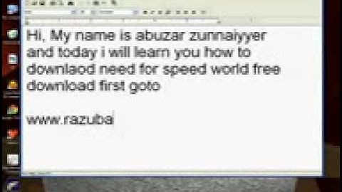 Free downlaod need for speed world via torrent