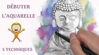 5 techniques essentielles pour débuter l'aquarelle