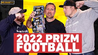 IT'S FINALLY HERE!  2022 Prizm Football BOX BATTLE + Giving Away FIVE HOBBY BOXES!
