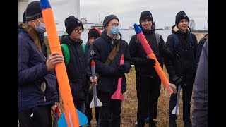 Запуск ракеты в рамках образовательной программы «Инженерная школа»