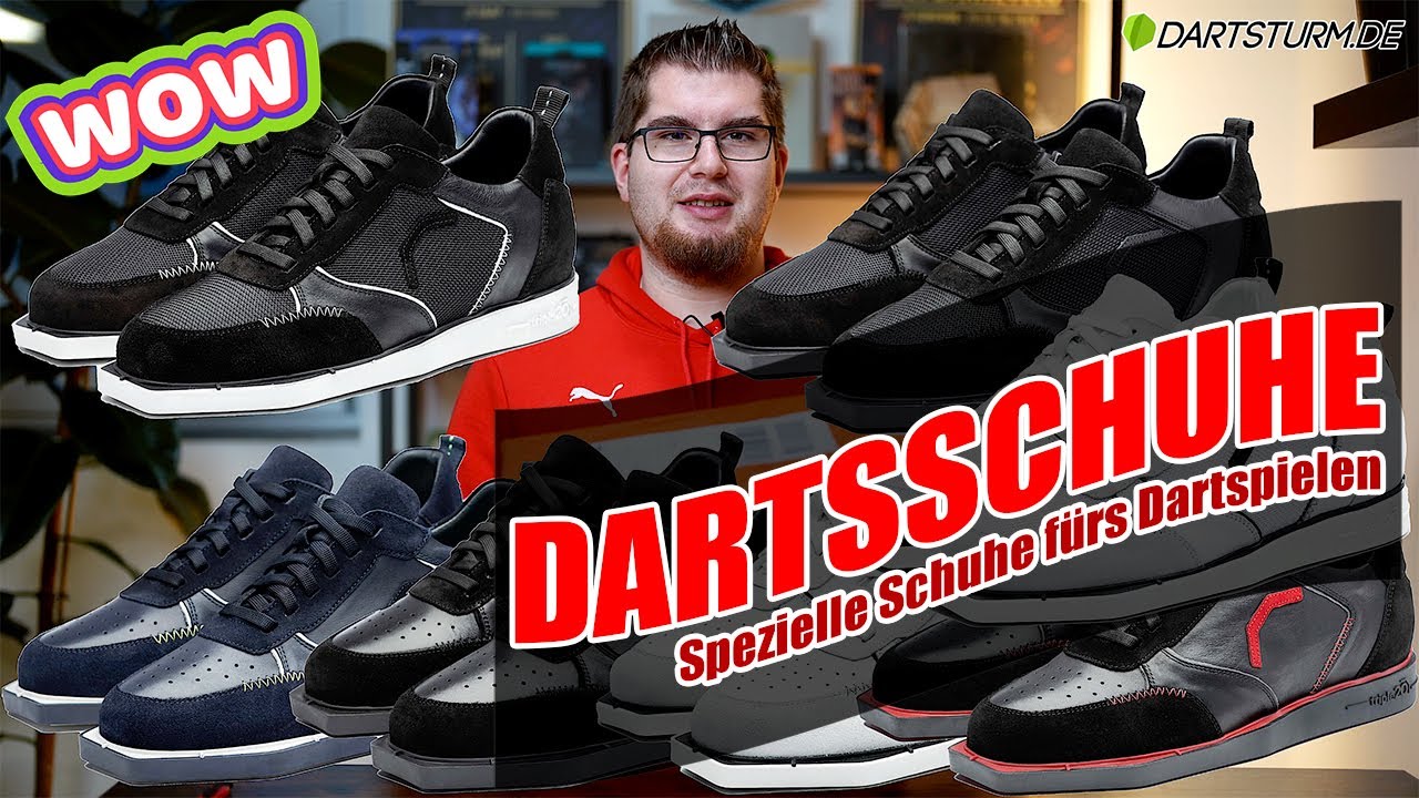 Dartsschuhe vorgestellt - Spezielle Schuhe für den Dartsport von Triple20