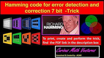 Hamming Code for error detection and correction 7 bit - Trick