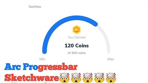 Arc Progress bar with sketchware!!!