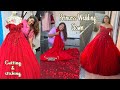 How to cut &amp; sew Red  Princess wedding gown 👗#weddingdress #gown #bridalgown #bridaldress #dress